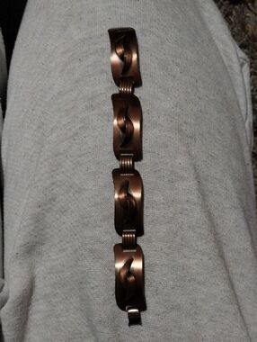 Vintage Copper Link Bracelet